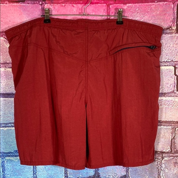 Speedo Red Swim Trunks Men’s Large Mesh Lined Board Shorts Quick Dry Beachwear - Picture 2 of 8
